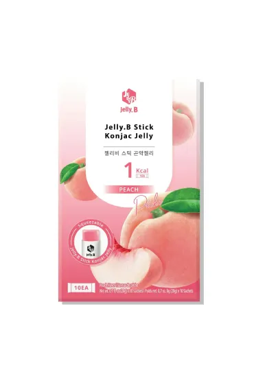 Jelly.B Galaretka Konjac Brzoskwinia ro�linno-owocowa 10 x 20 ml
