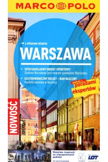 Warszawa Przewodnik Marco Polo z atlasem miasta