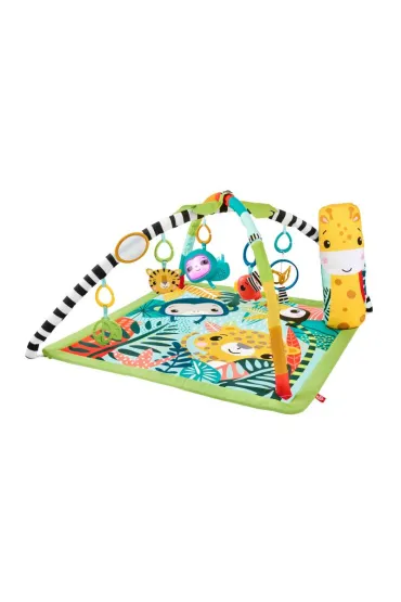 Fisher-Price. Mata edukacyjna 3w1 Las tropikalny HJW08 Mattel