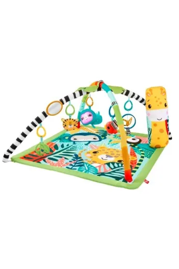 Fisher-Price. Mata edukacyjna 3w1 Las tropikalny HJW08 Mattel