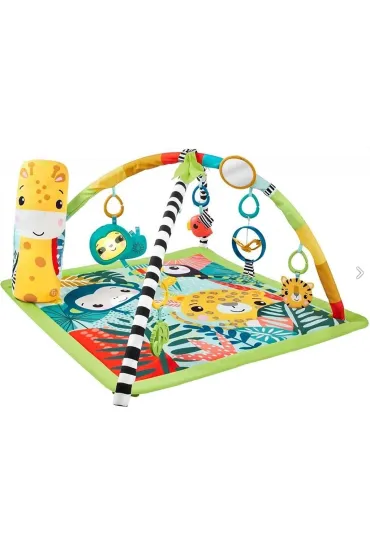 Fisher-Price. Mata edukacyjna 3w1 Las tropikalny HJW08 Mattel
