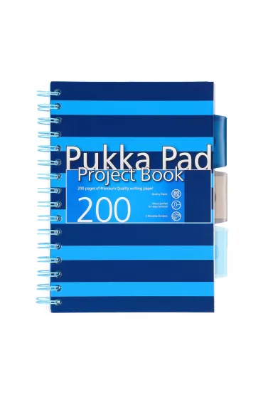 Pukka Pad Ko�ozeszyt A5 Navy kratka 100 kartek