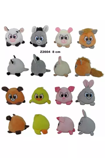 Zwierz�ta wiejskie kula 8cm MIX Sun-Day