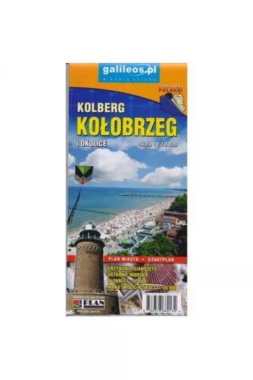 Ko�obrzeg Kolberg plan miasta 1:10000 Galileos