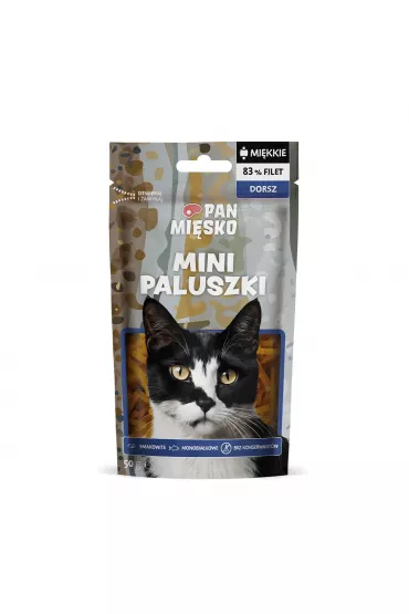 Pan Misko Przysmak dla kota Mini paluszki Dorsz 50 g