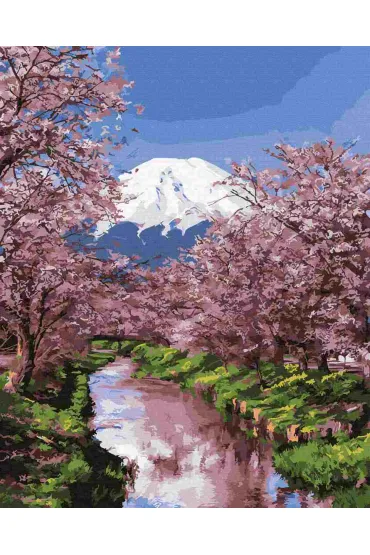 Twoje Hobby Malowanie po numerach - Kwitn�ca sakura 40x50cm