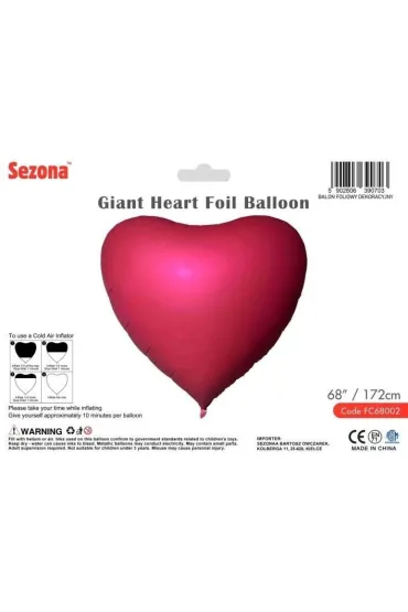 Balon Serce 172cm