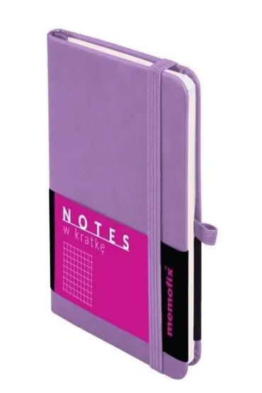 Antra Notes memofix B6 kratka Liliowy