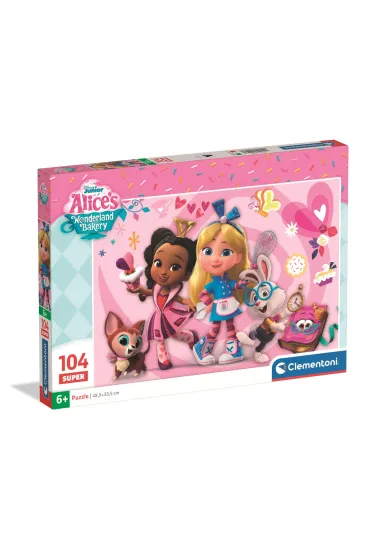 Puzzle 104 el. Super Alice's Wonderland Bakery Clementoni