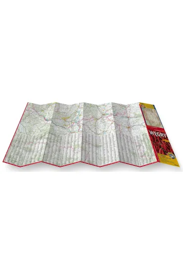 W�gry mapa samochodowa 1:520 000 laminat 2024