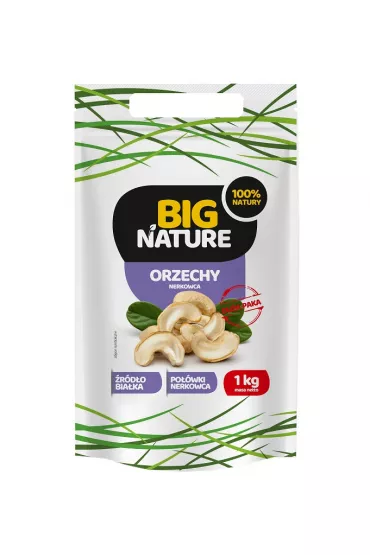 Big Nature Orzechy nerkowca Powki Dua Paka 1 kg