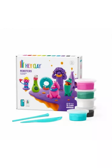 Hey Clay - Zestaw Potwory 15 el. Tm Toys