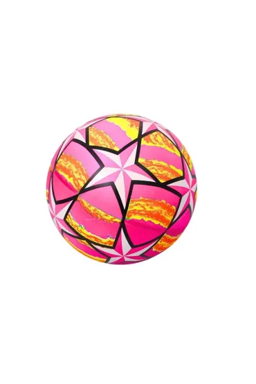 Pi�ka gumowa r�owa 24cm LeanToys