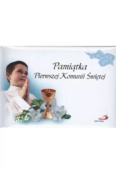 Pami�tka Pierwszej Komunii �wi�tej. Ch�opiec