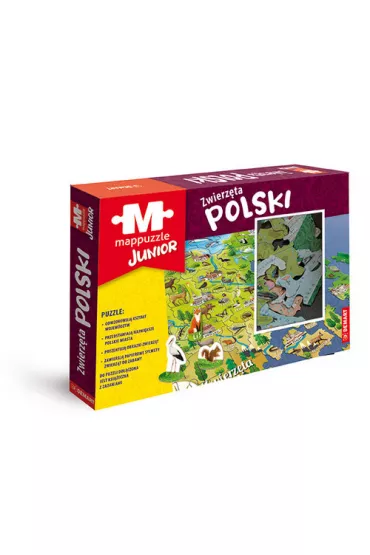 Mappuzzle Junior Zwierz�ta Polski Demart
