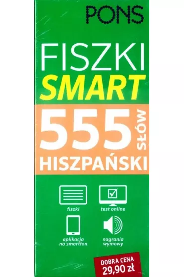 Fiszki Smart. 555 s��w. Hiszpa�ski