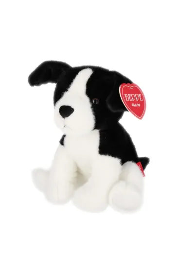 Pluszak pies Border Collie 25cm bia/czarny BEPPE 14186 BS