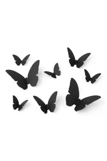 PartyDeco Dekoracja papierowa �my czarne 6-12cm 30 szt