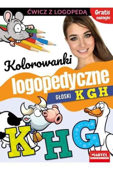 Kolorowanki logopedyczne g�oski K G H