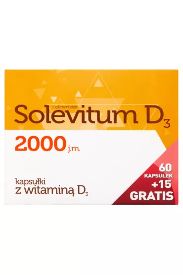 Solevitum Witamina D3 2000 j.m. - suplement diety 75 szt.