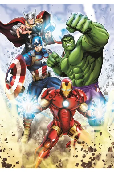 Puzzle 60 el. SuperColor. Marvel Avengers Clementoni