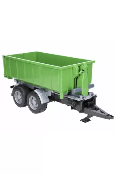 Przyczepa z kontenerem do traktor�w - zielona Bruder