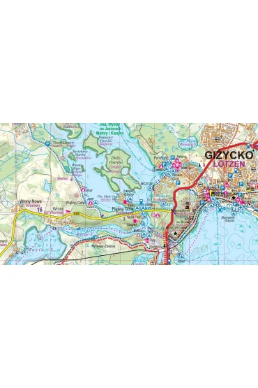 see you! In? Mapa turystyczna Wielkie Jeziora Mazurskie 1:60 000