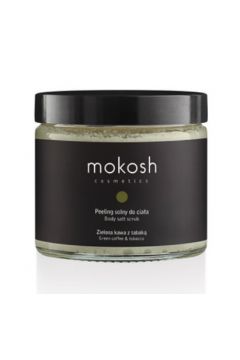 Mokosh Peeling solny do ciaa Zielona Kawa z Tabak 300 g