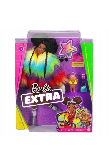 Barbie Lalka Extra Moda + akcesoria Mattel