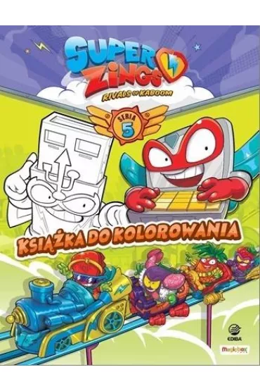 SuperZings - Ksi��ka do kolorowania + figurka