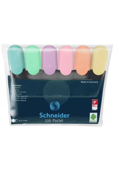 Schneider Zakre�lacz Job Pastel 6 szt.