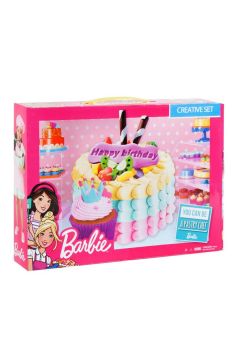 Barbie Masa plastyczna Tort urodzinowy 35x26x6 Mega Creative