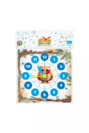 Zegar edukacyjny Sowa Multigra