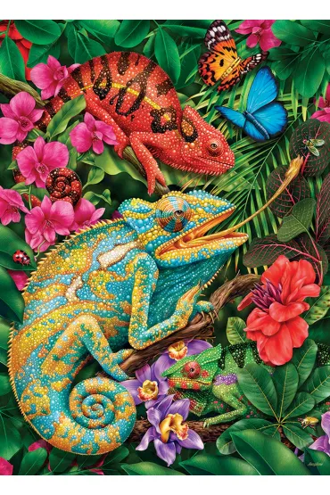 Puzzle 1000 el. Kameleon Cobble Hill - Lori  Anzalone