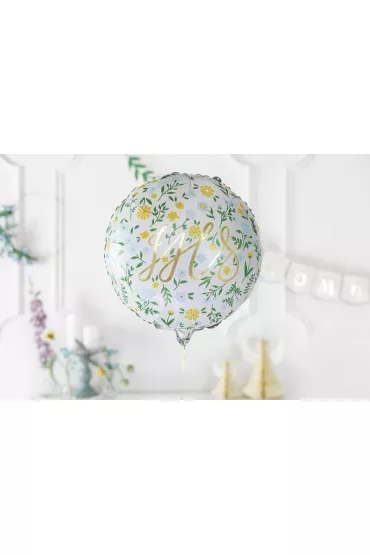 PartyDeco Balon foliowy IHS 45 cm