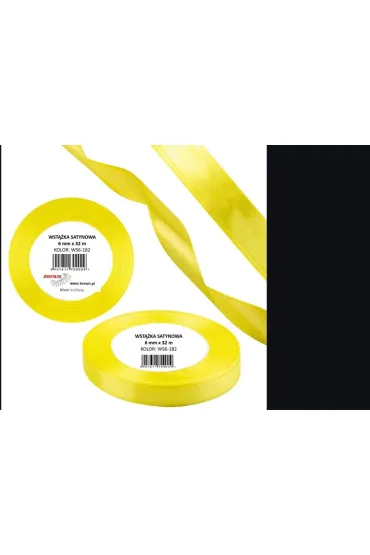 Brewis Wst��ka satyn. 6mm/32m zielony limonkowy