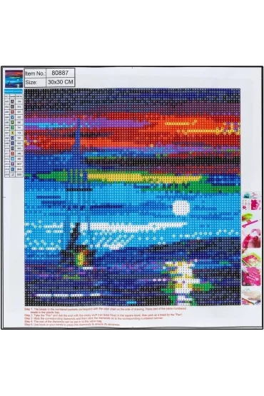 Centrum Diamentowa mozaika - Pe�na - Sea 30x30cm