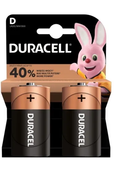 Bateria LR20 Quality Power DURACELL LR20/1300 2 szt.