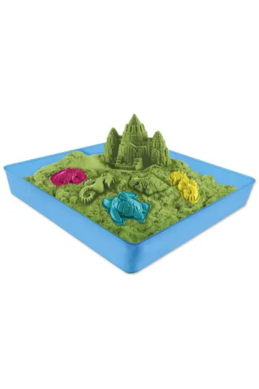 Kinetic Sand - podwodny �wiat + foremki 454g zielony * Libra
