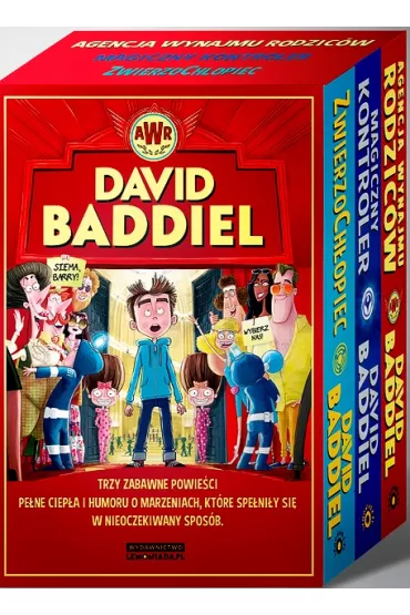 David Baddiel pakiet w etui (Agencja Wynajmu Rodzic�w, Magiczny kontroler, ZwierzoCh�opiec) - David Baddiel