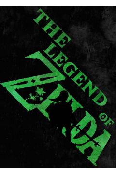 Typography Stencils - The Legend of Zelda - plakat 42x59,4 cm