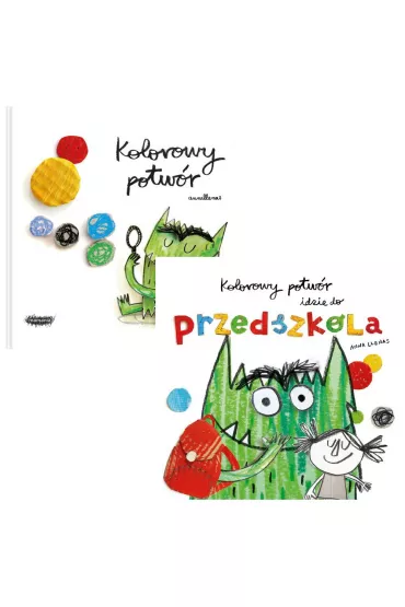 Pakiet: Kolorowy potw�r, Kolorowy potw�r idzie do przedszkola - Anna  Llenas