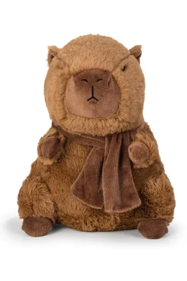 Kapibara pluszowa z szalikiem br�zowa 27cm Daffi