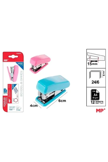 Mp Main Paper Zszywacz mini 24/6 + zszywki