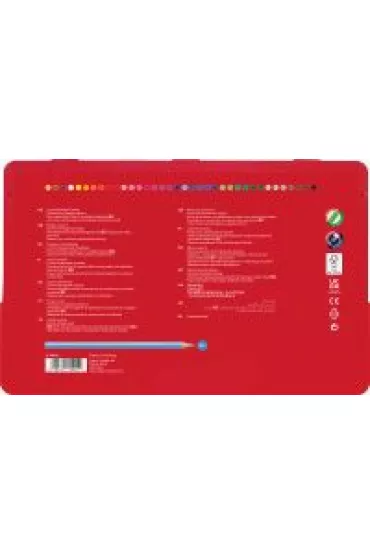 Faber-Castell Kredki zamek opakowanie metalowe 36 szt.