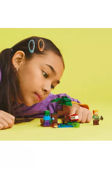 LEGO Minecraft Przygoda na mokrad�ach 21240