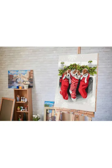 Twoje Hobby Malowanie po numerach - Prezent od �wi�tego Miko�aja 40x50cm