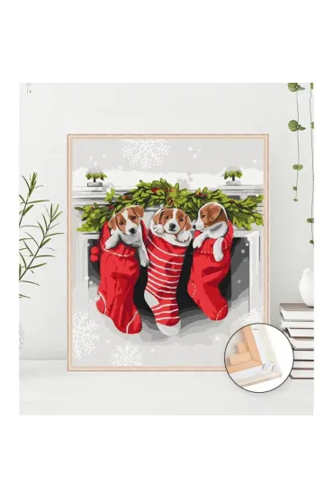 Twoje Hobby Malowanie po numerach - Prezent od �wi�tego Miko�aja 40x50cm