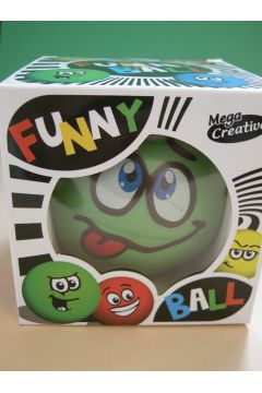 Mega Creative Funny Ball 10cm /zielona z jzykiem