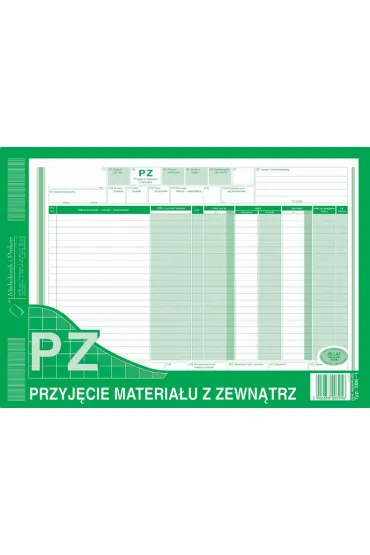 Przyj�cie materia�u z zewnatrz (A4)386-1